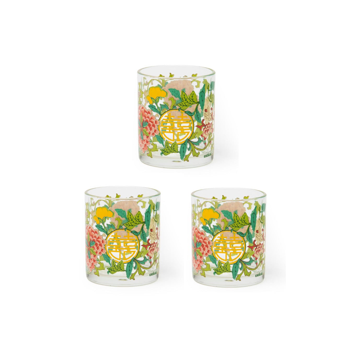 LA VIA DELLA SETA CUPS SET OF 3