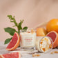 Grapefruit Garden Crystal Candle