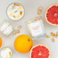 Grapefruit Garden Crystal Candle