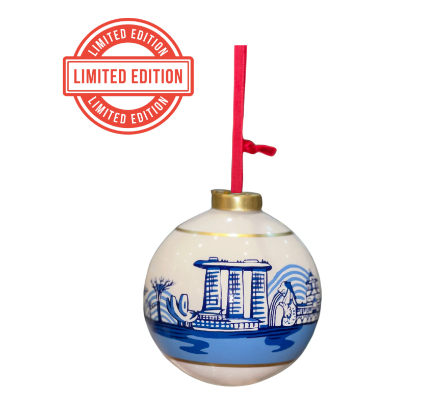Hand Painted Singapore Skyline Ornament (Limited Edition)