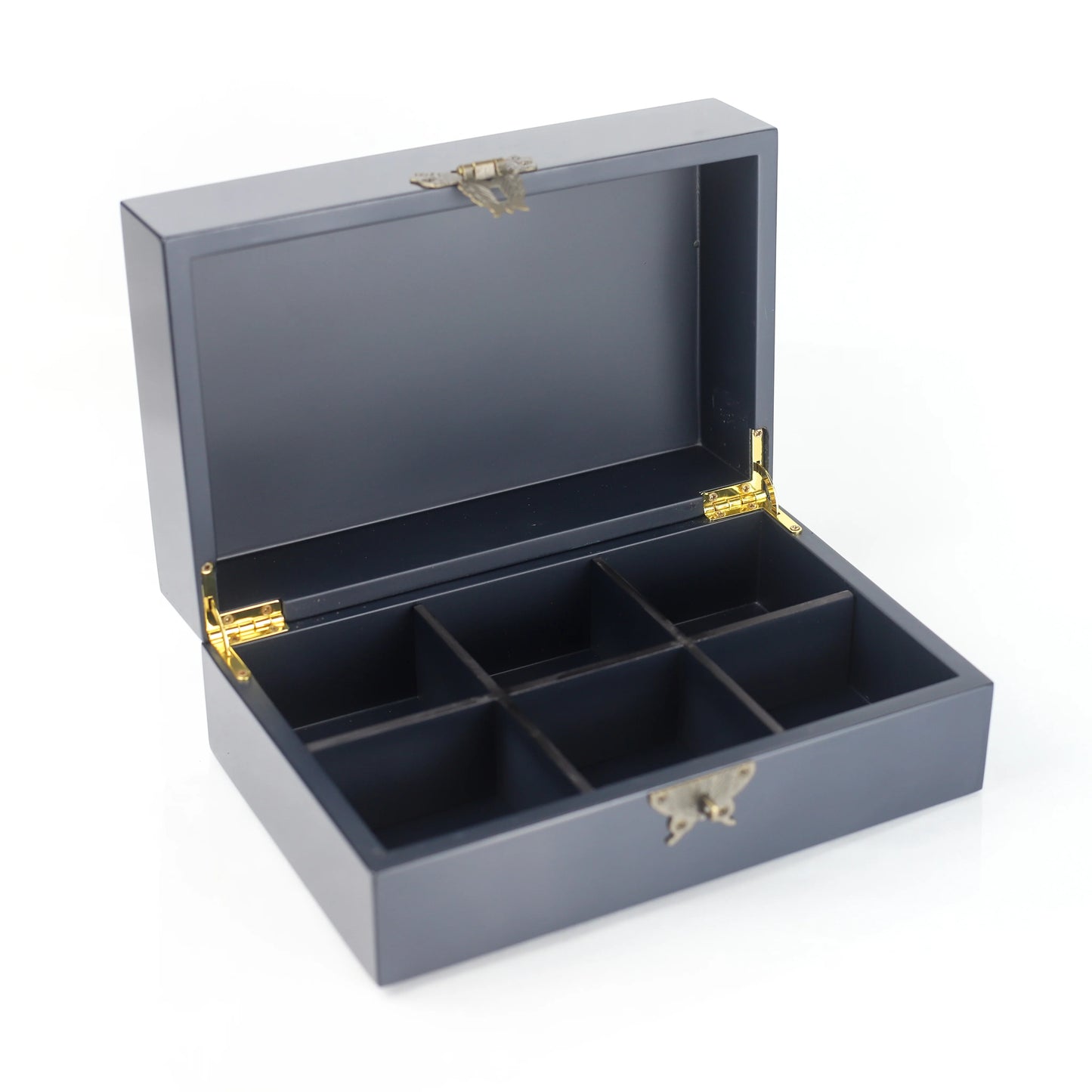 Blue Lacquer Jewellery Box - Emerald Hill