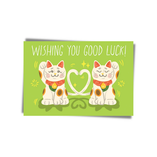 GREETING CARD: GOOD LUCK