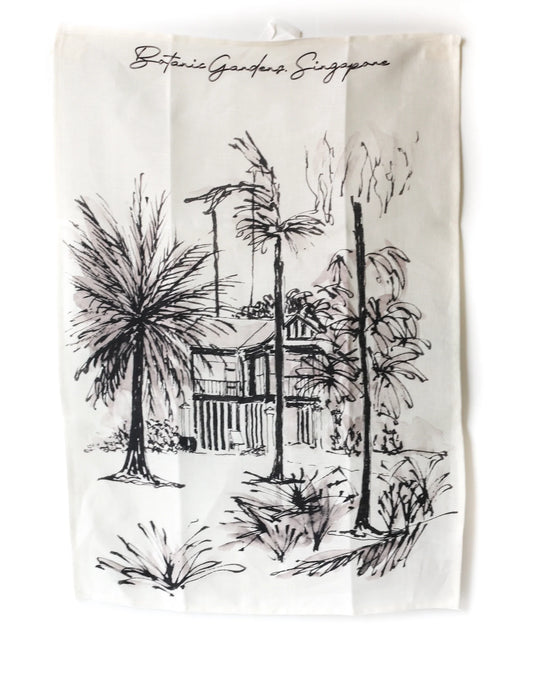 Linen Tea Towel (Corner House)