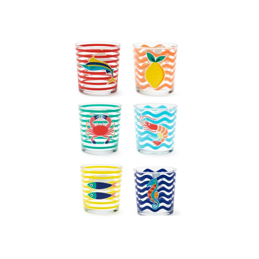 Corfu Set of 6 Water Glasses