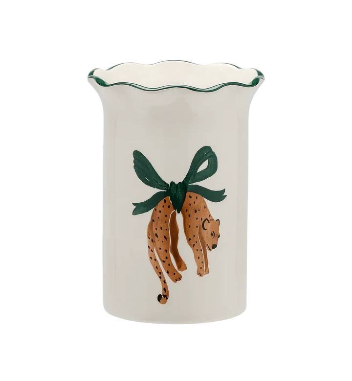 Hanging Leopard Vase