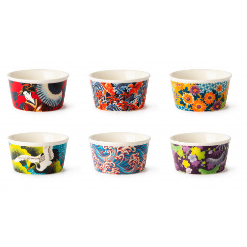 KIMONO BOWLS SET OF 6
