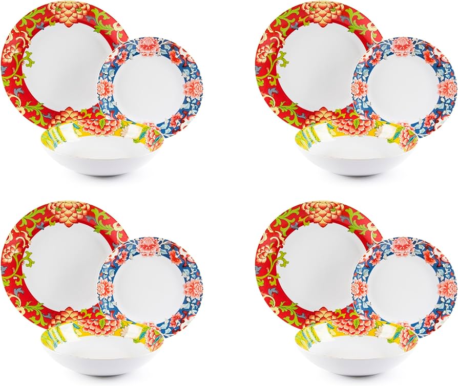 ORIENTAL SPRING 12 PIECE DINNER SET
