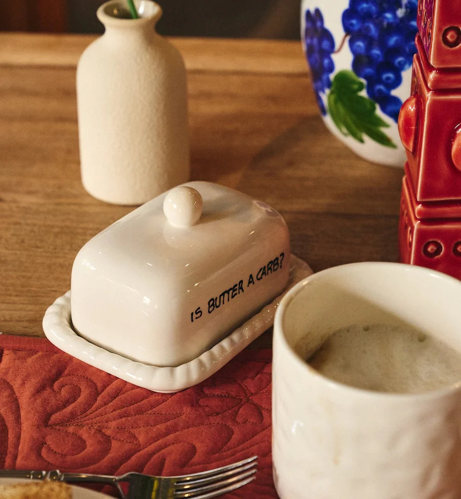 IS BUTTER A CARB BUTTER DISH