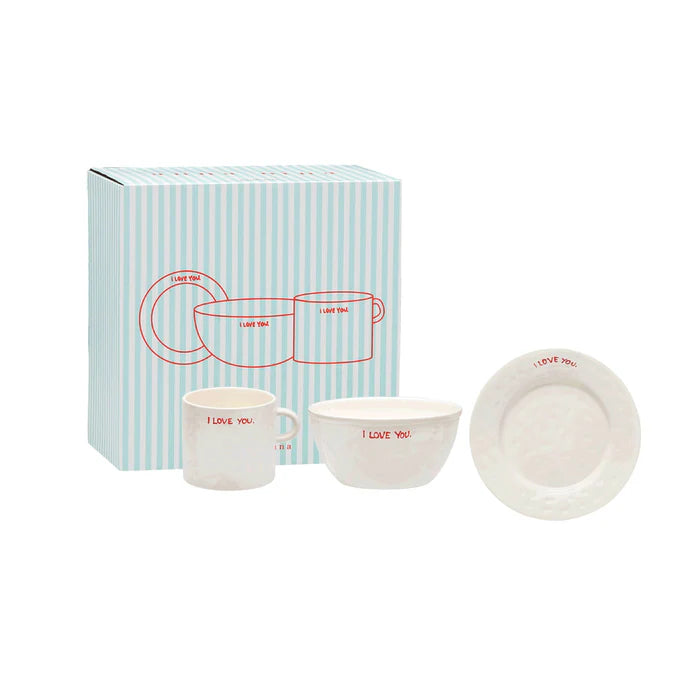I LOVE YOU BREAKFAST SET