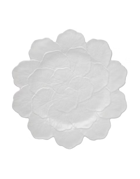Geranium Charger Plate White 33 cm
