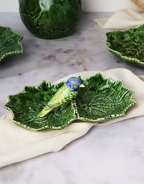Geranium Double Leaf with a Blue Bird 22 cm