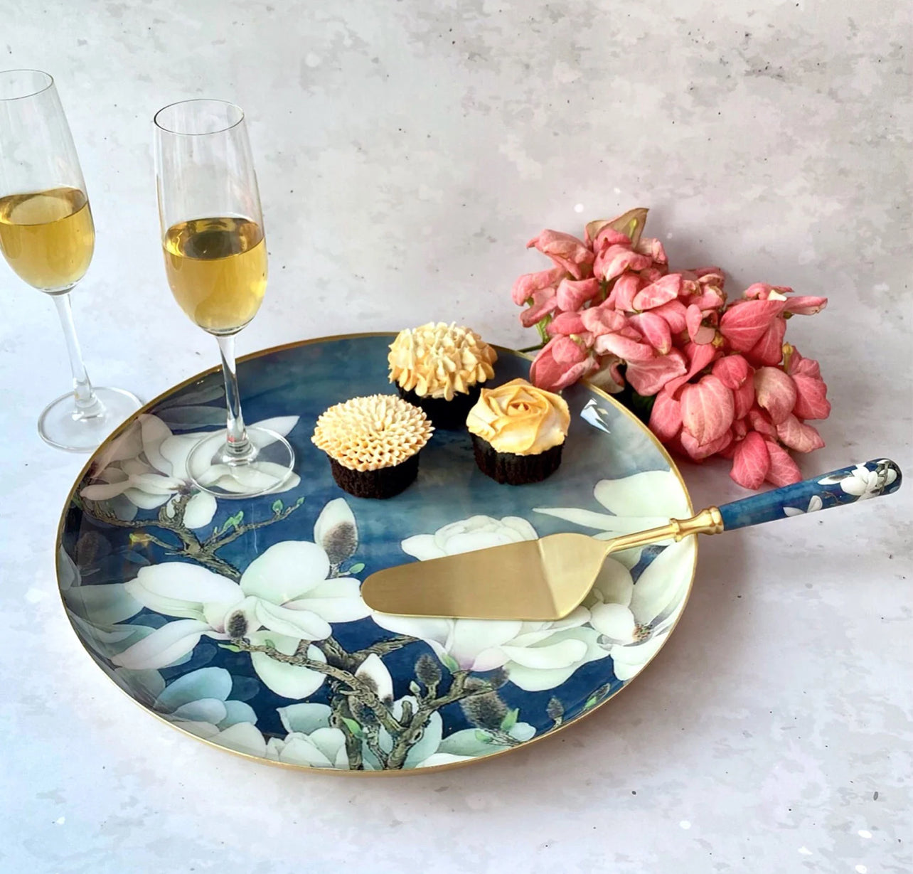Single Cake Server - Ceylon Dusk