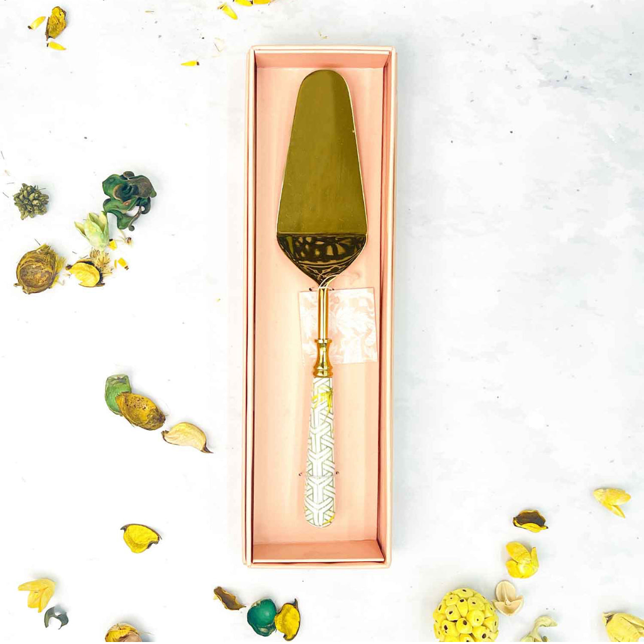 Single Cake Server - Borneo Botanical