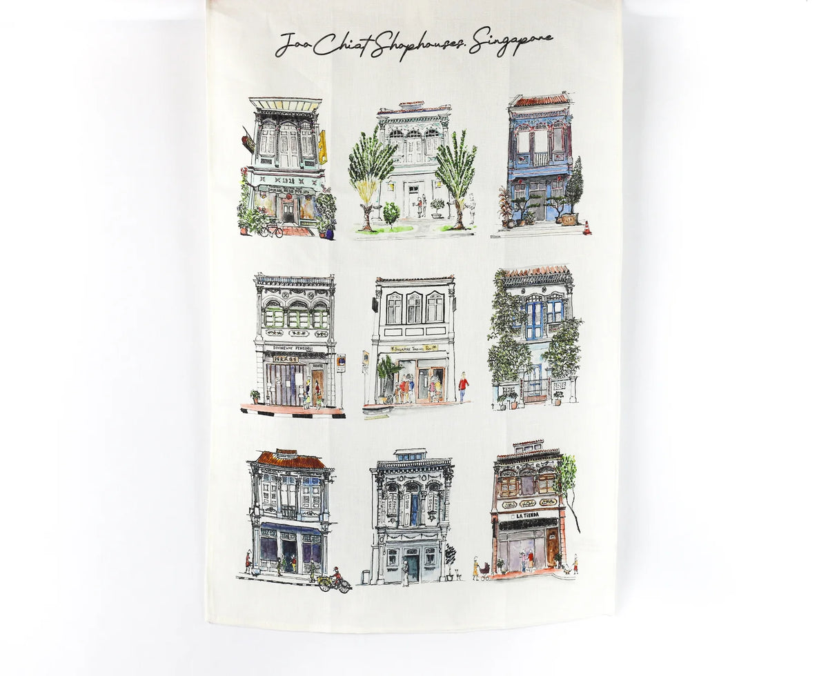 Linen Tea Towel (Joo Chiat Shophouse)