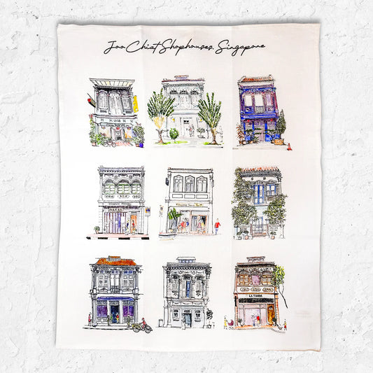 Linen Tea Towel (Joo Chiat Shophouse)