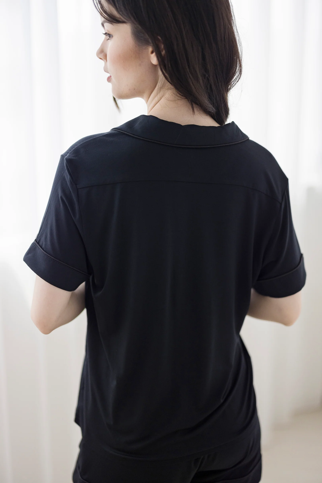 Signature Pyjamas Set in Noir