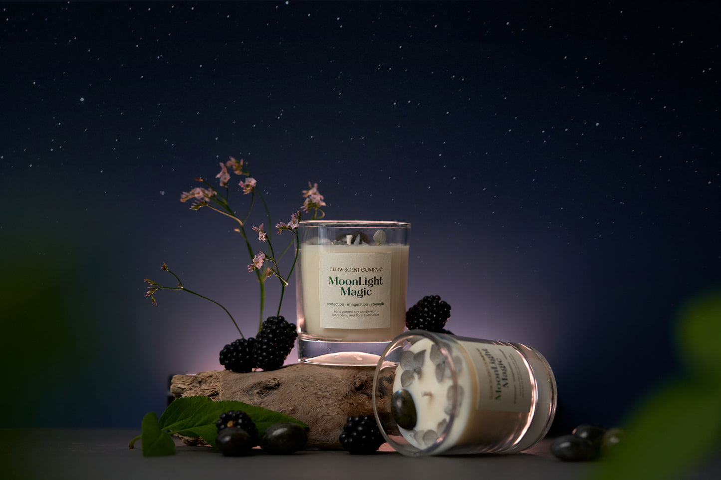 Moonlight Magic Crystal Candle