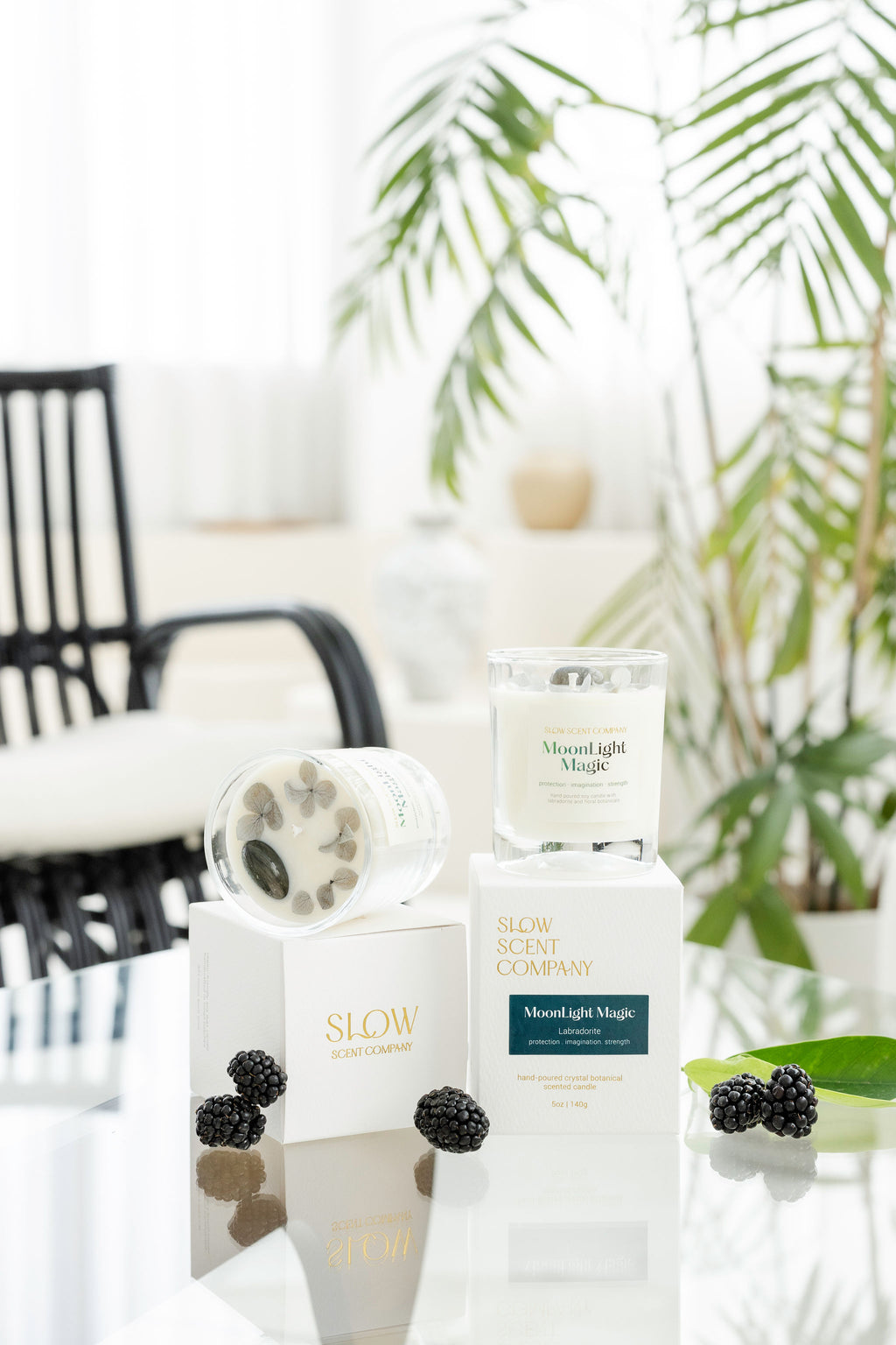 Moonlight Magic Crystal Candle