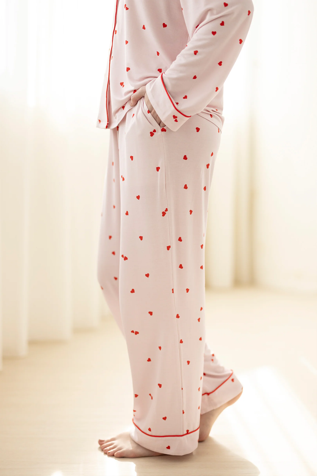 Signature Long Pyjamas Set in Hearts