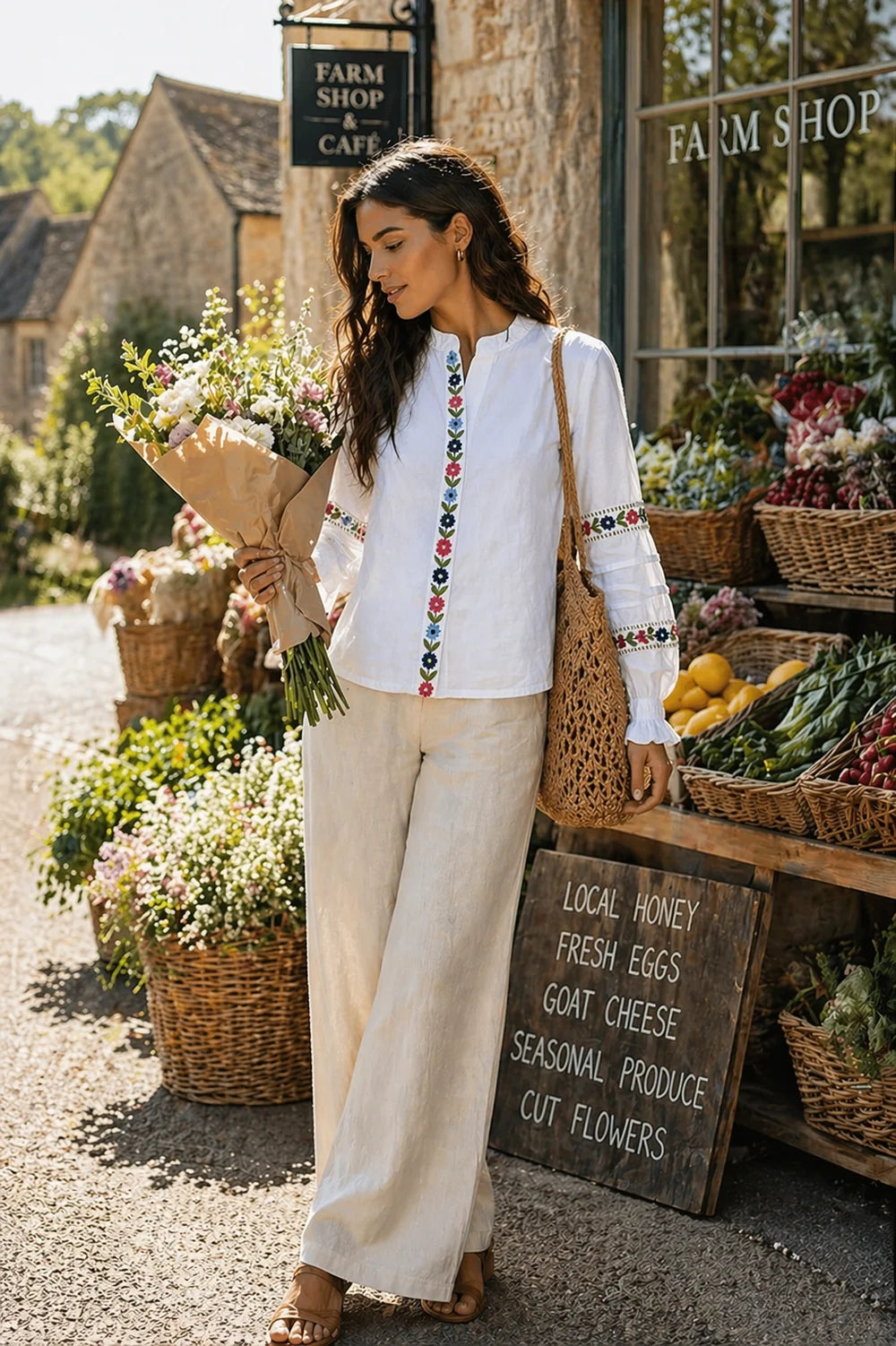 Primrose Embroidery Blouse