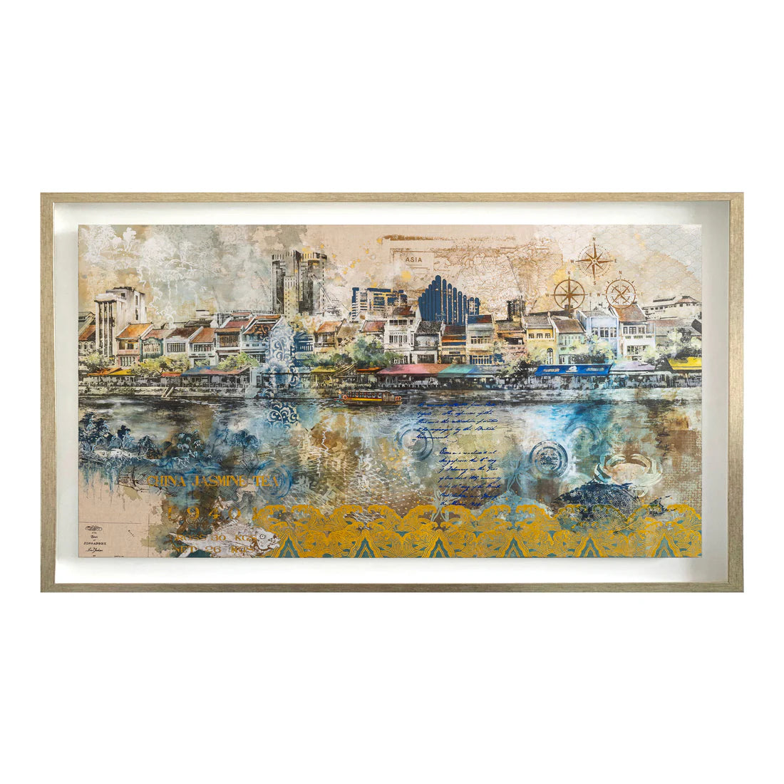 River Traders Canvas Print