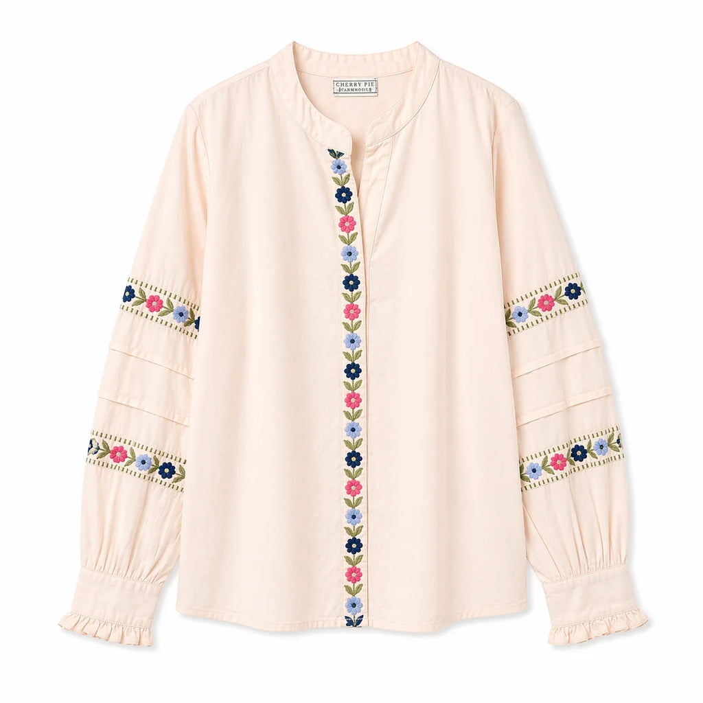 Rose Embroidery Blouse