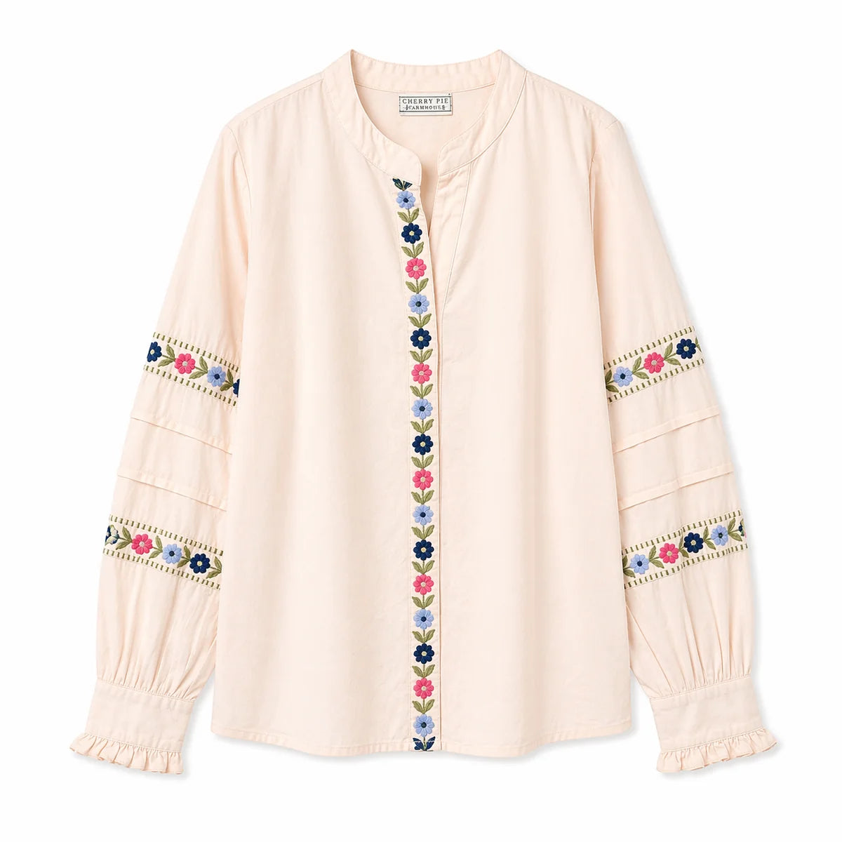 Rose Embroidery Blouse
