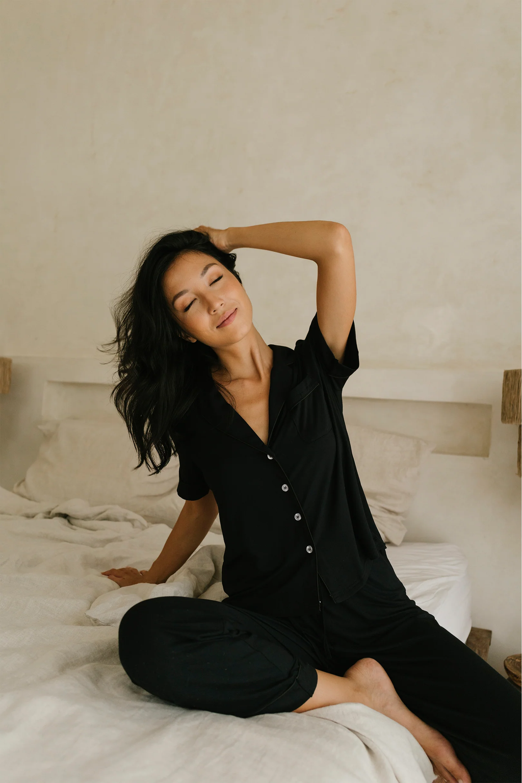 Signature Pants Set in Noir