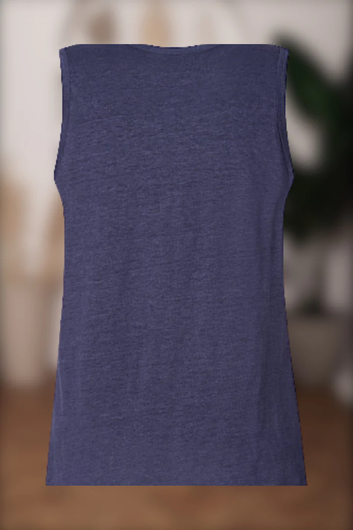 Classic Linen Knit Tee in Navy Blue