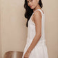 Classic Linen Sleeveless Pleated Dress (2 Colours)