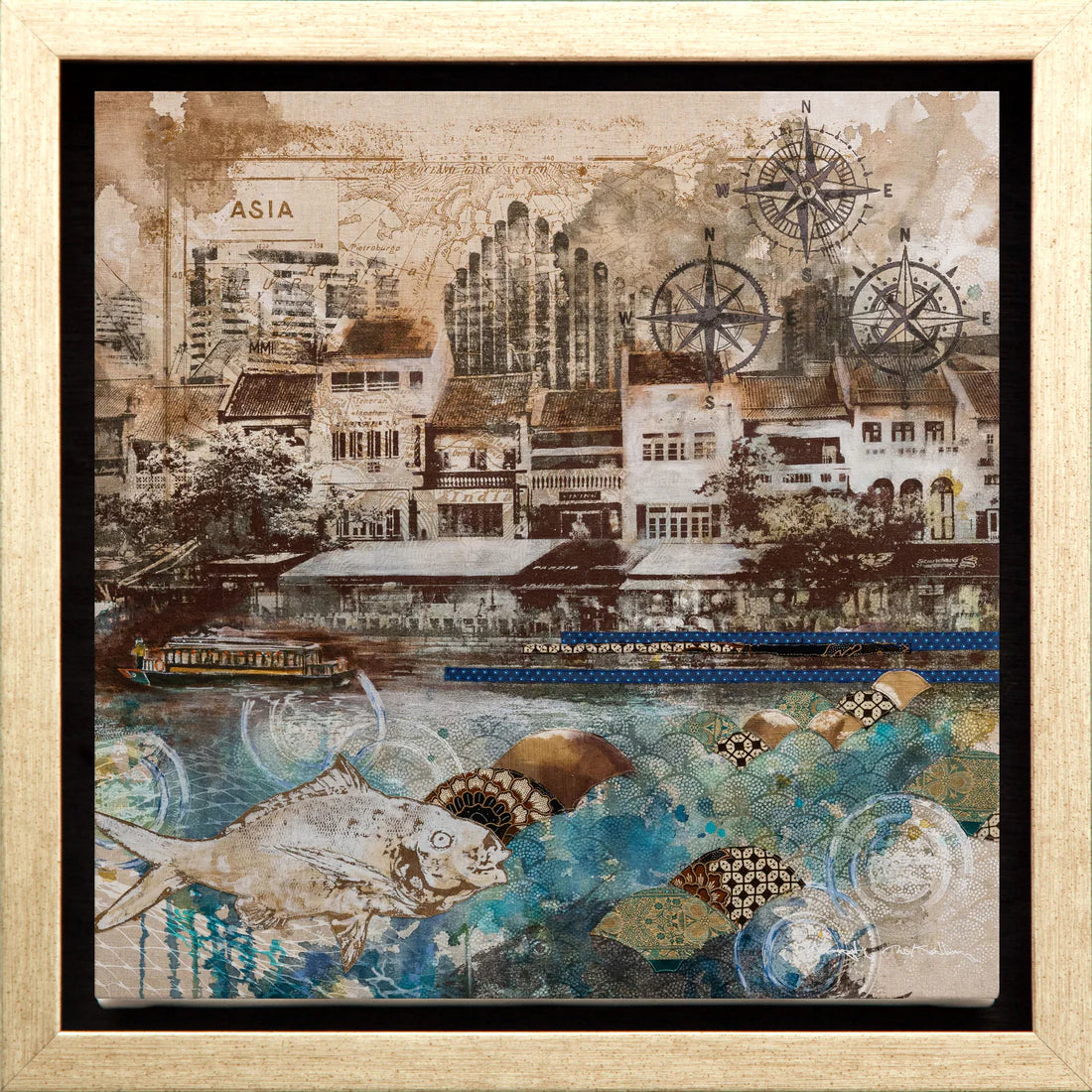 The Fisherman's Net Canvas Print