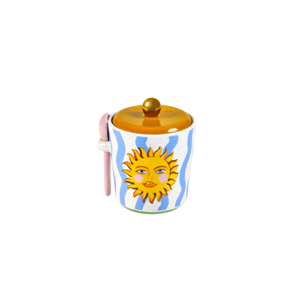 Icons Sugar Pot with Spoon
