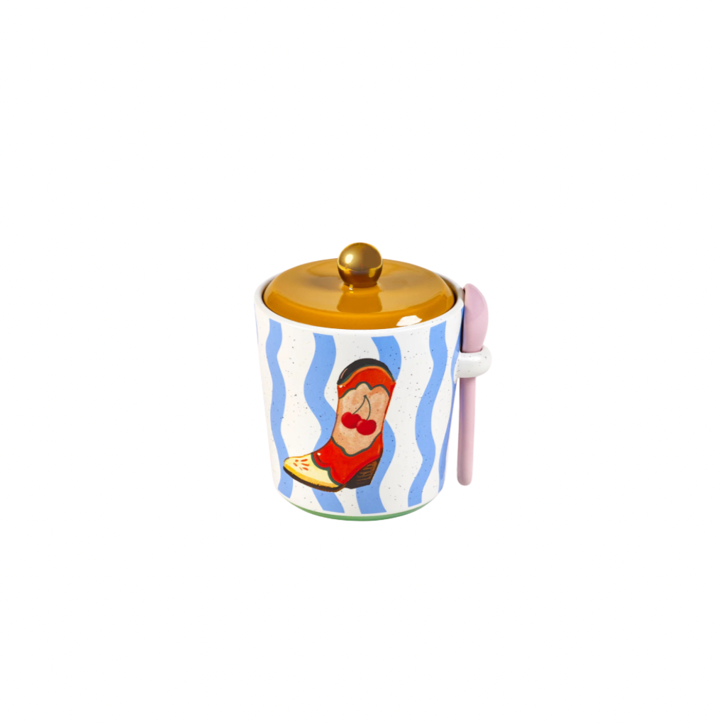 Icons Sugar Pot with Spoon