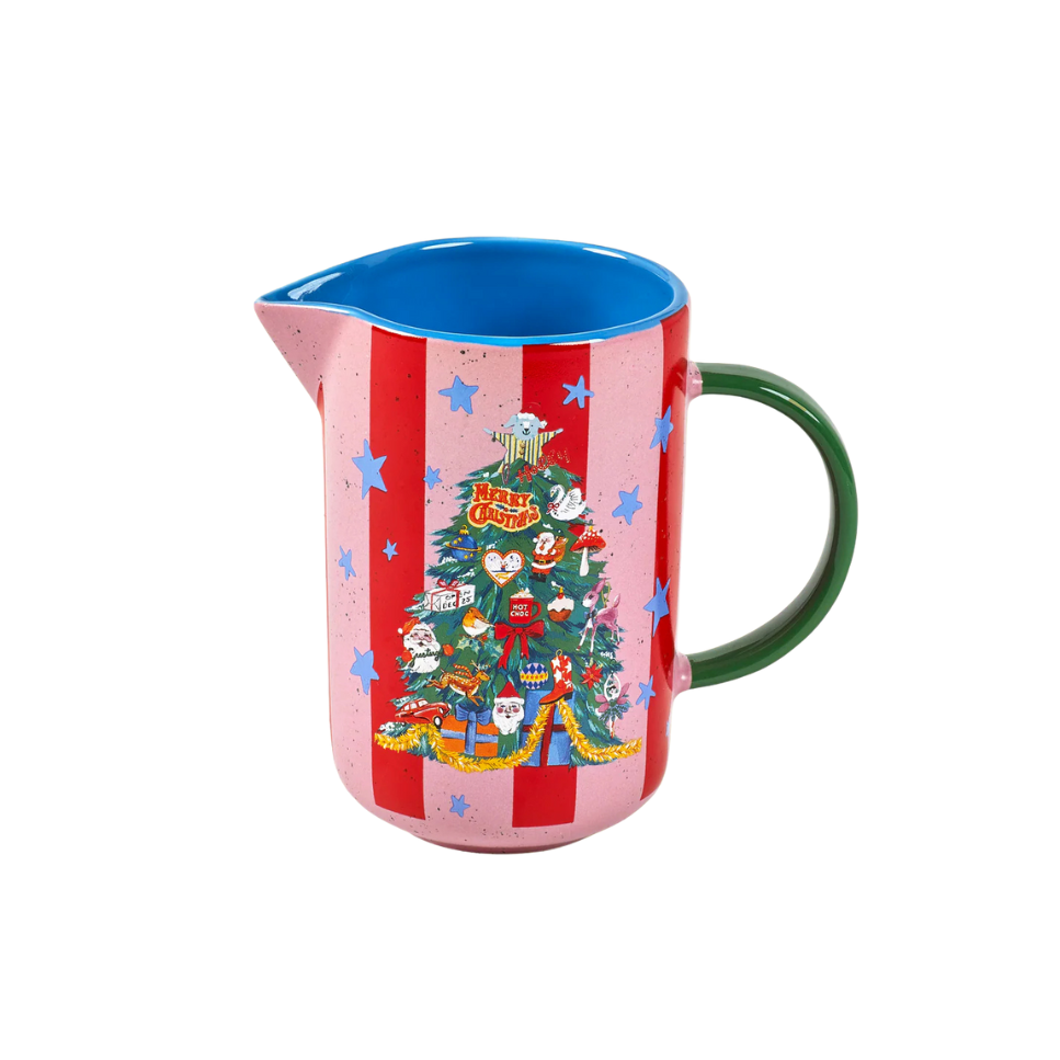 Christmas Tree Candy Stripe Jug