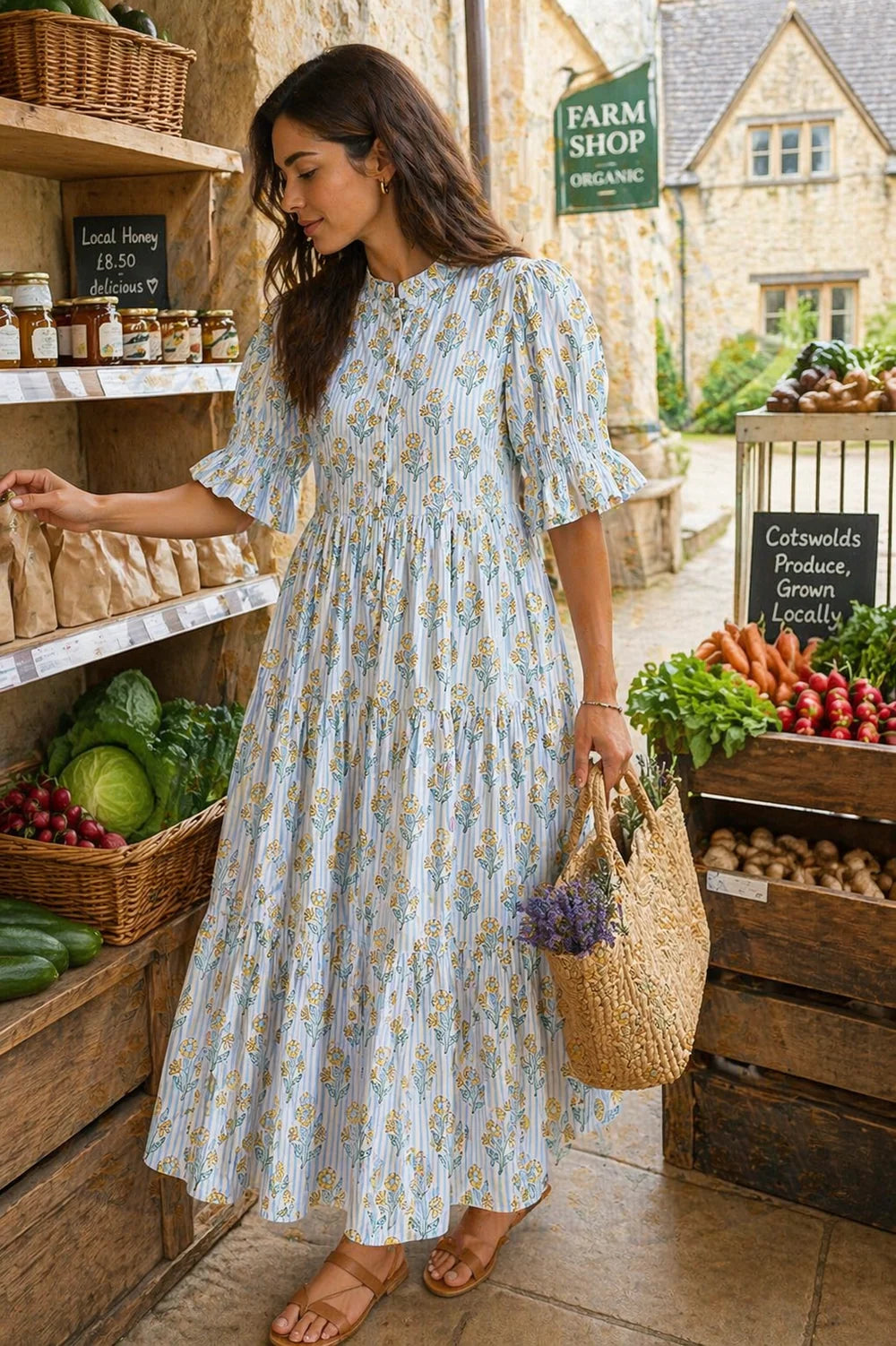 Wisteria Regency Dress