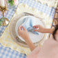 Gingham Ruffle Napkins/Placemat Set of 4
