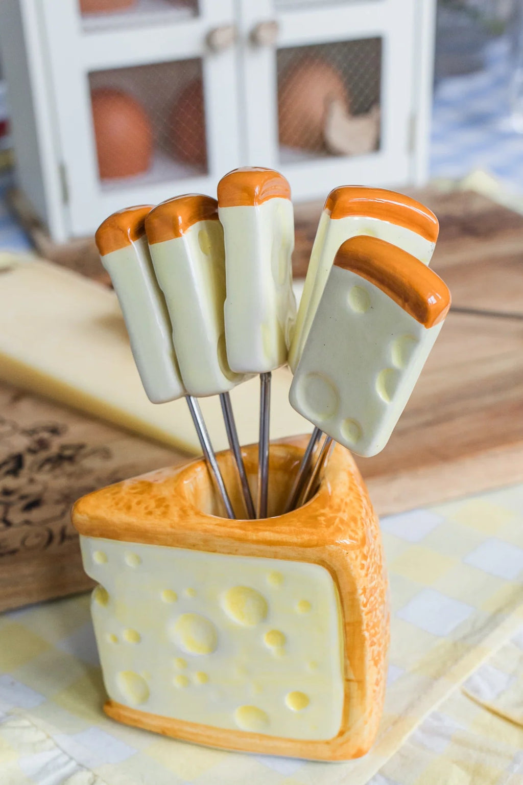 Cheese Pickers Holder Set