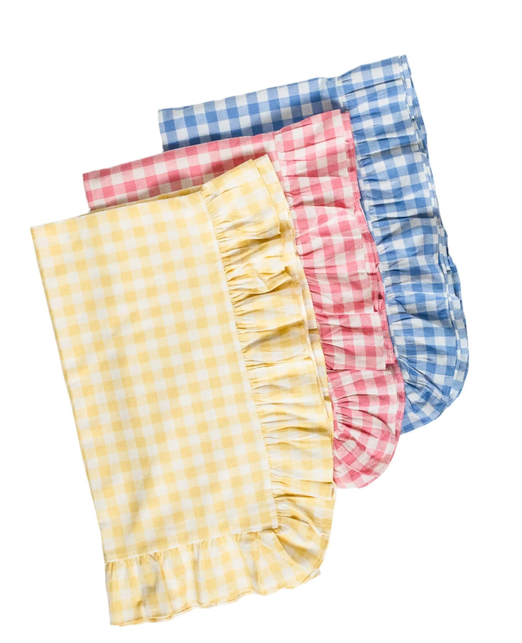 Gingham Ruffle Tablecloth