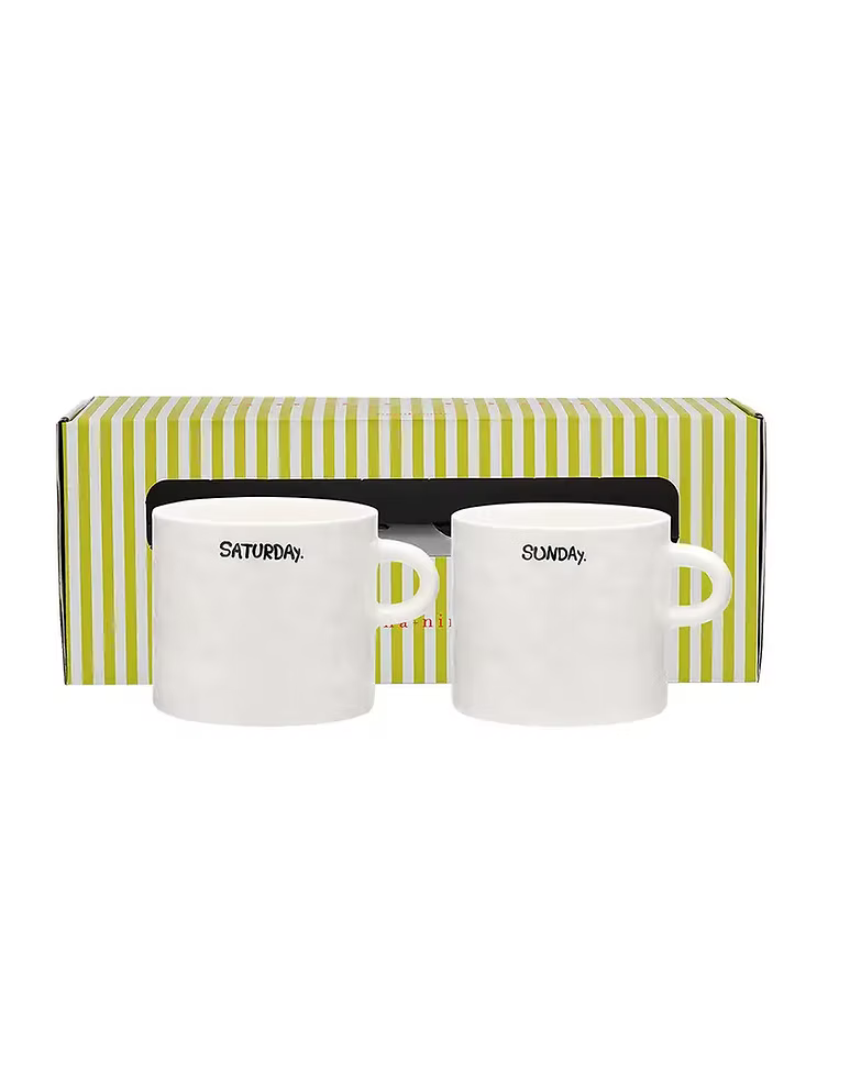 Weekend Tea Mug Set of 2