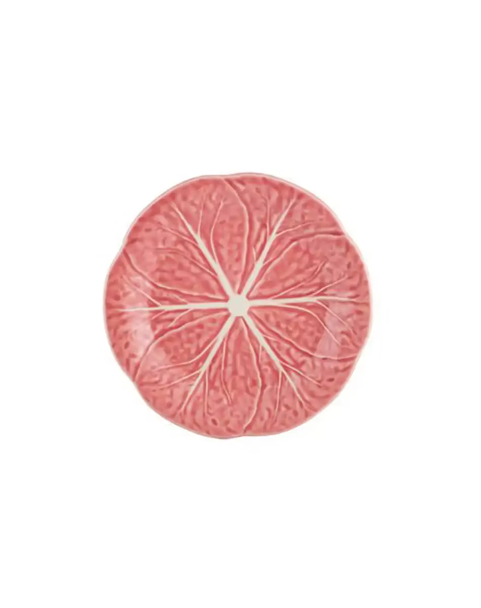 Cabbage Dessert Plate Pink 19 cm
