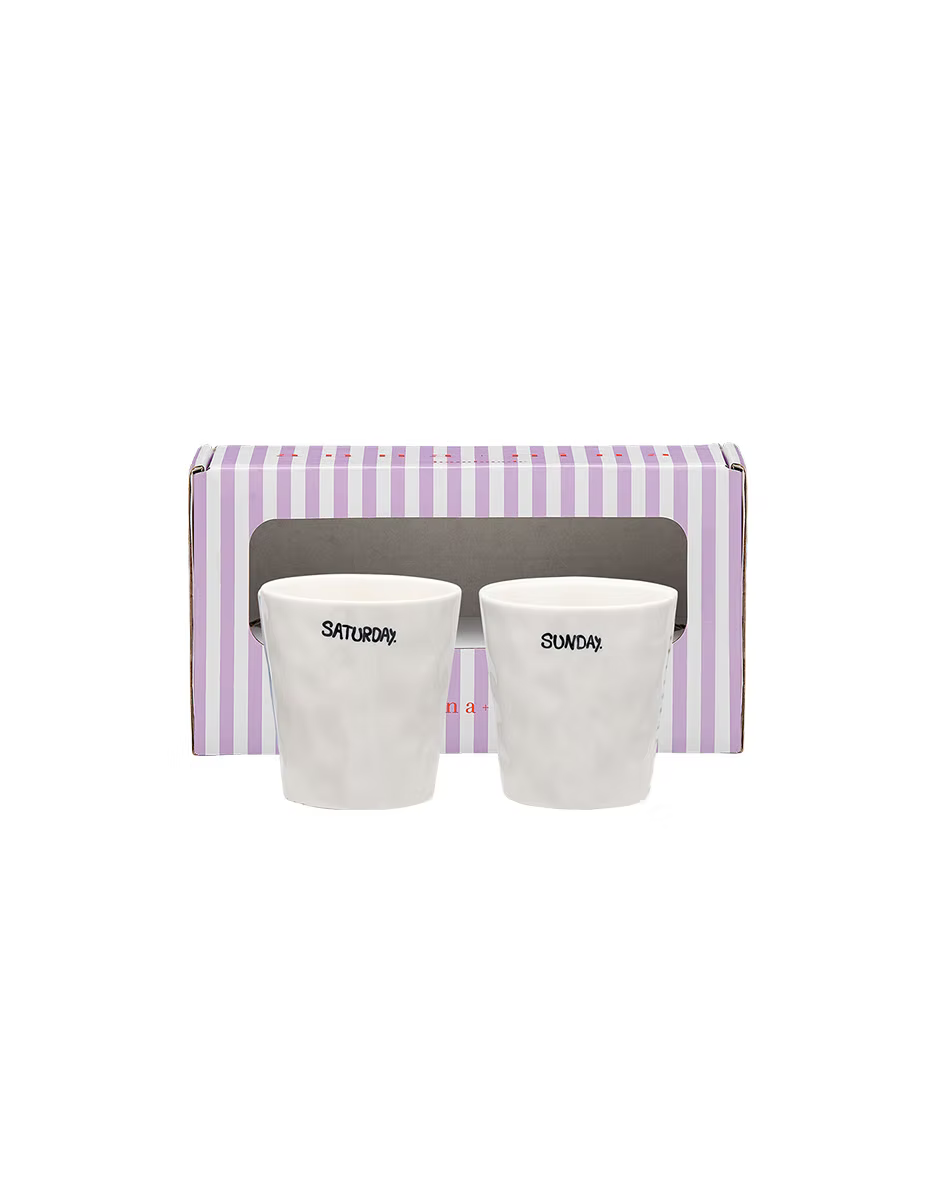 Weekend Coffee Cup Set of 2