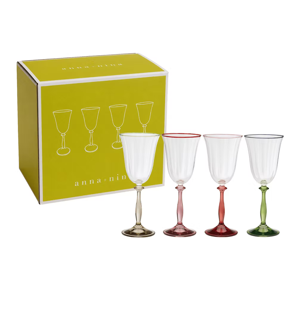 Toast and Tales Optic Wine Glass Set of 4