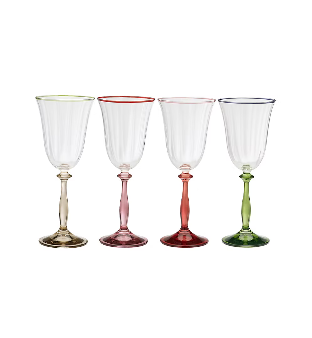 Toast and Tales Optic Wine Glass Set of 4