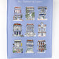 Organic Cotton Tea Towel (Blue Shophouse)