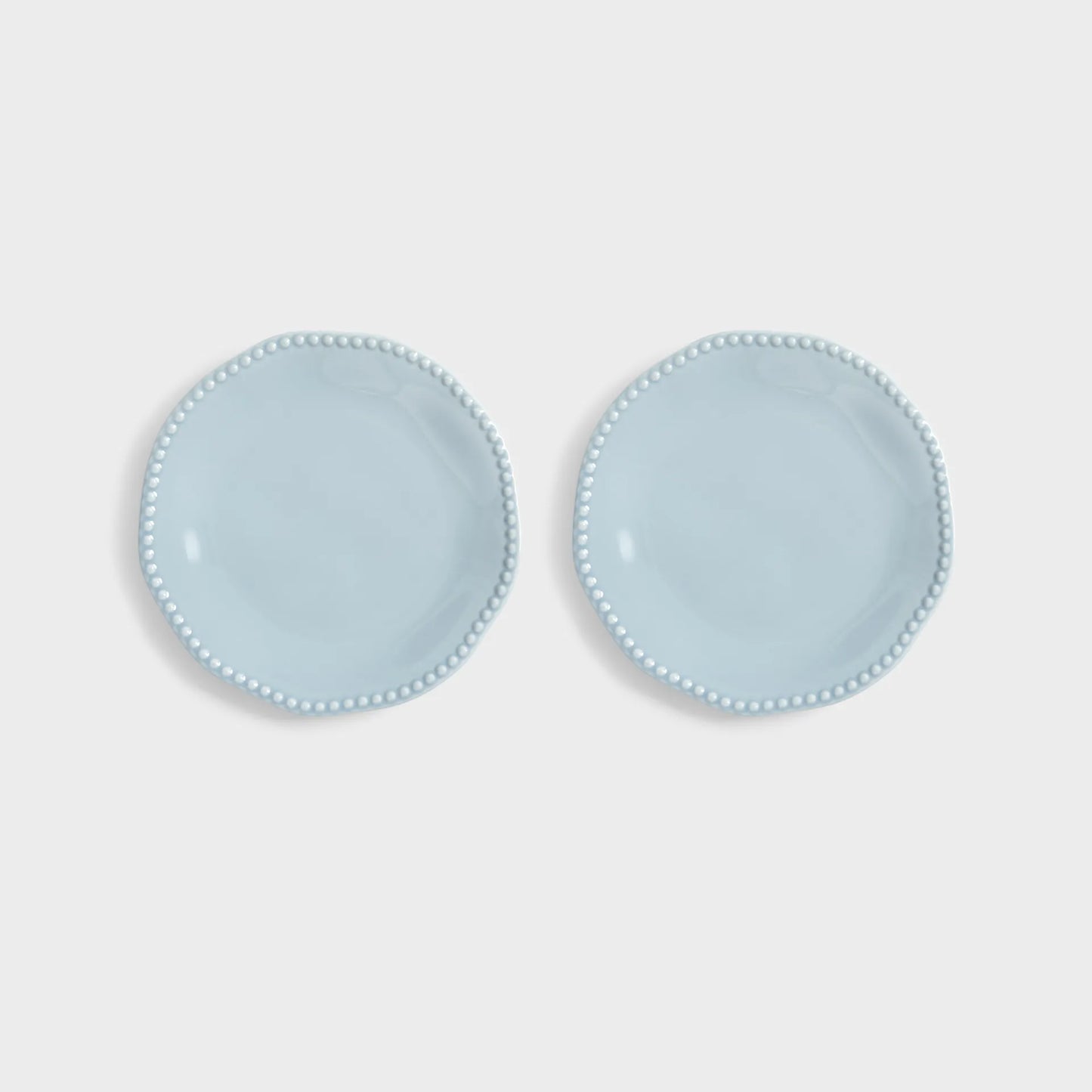 Perle Blue Plate Set of 2