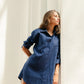 Classic Linen Shirt Dress (3 Colours)