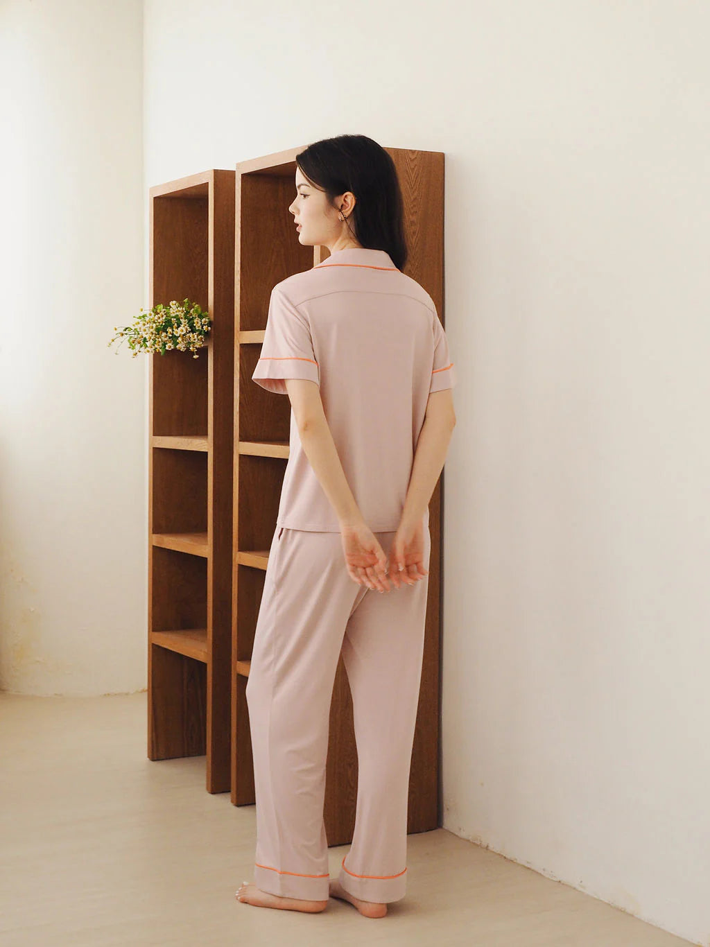 Signature Pants Set in Spring Pink