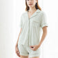 Signature Pyjamas Set in Green Stripes