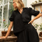 Classic Linen Smock Blouse Top (2 Colours)