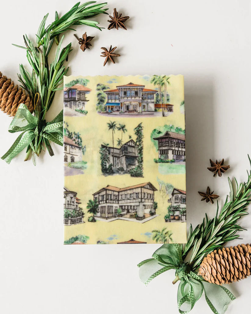 Singapore Themed Beeswax Wrap